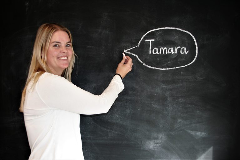 Studiecoach Tamara geeft studiebegeleiding